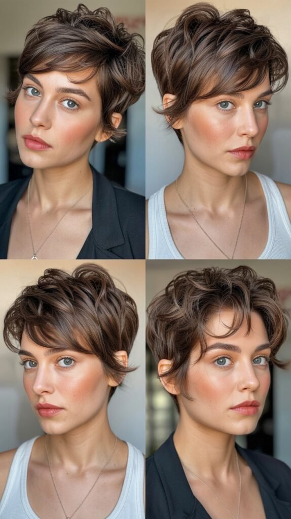 3. The Textured Choppy Pixie