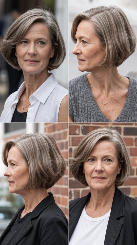 Chin-Length Shag with Bangs