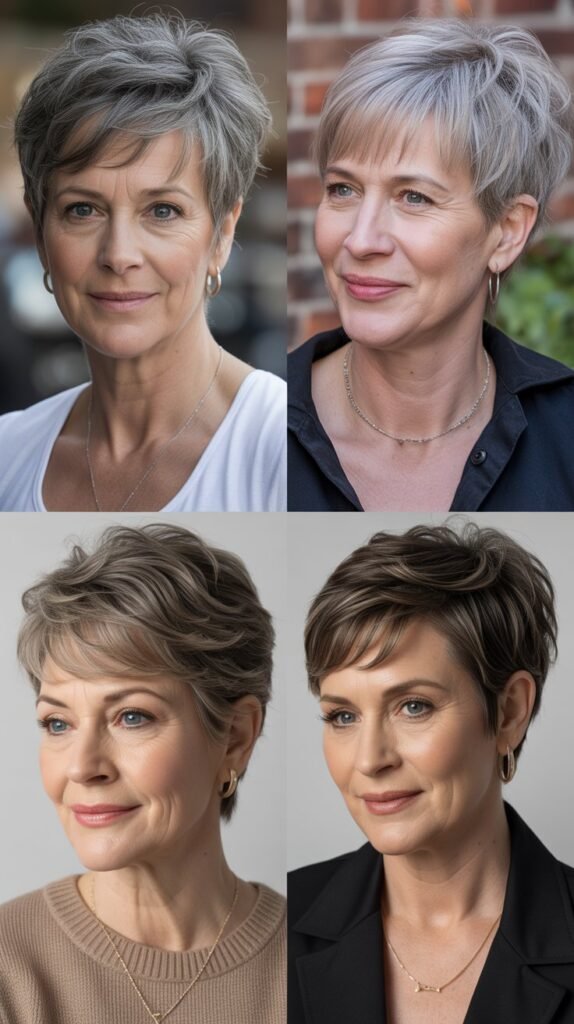 Wispy Micro Bangs with Textured Pixie