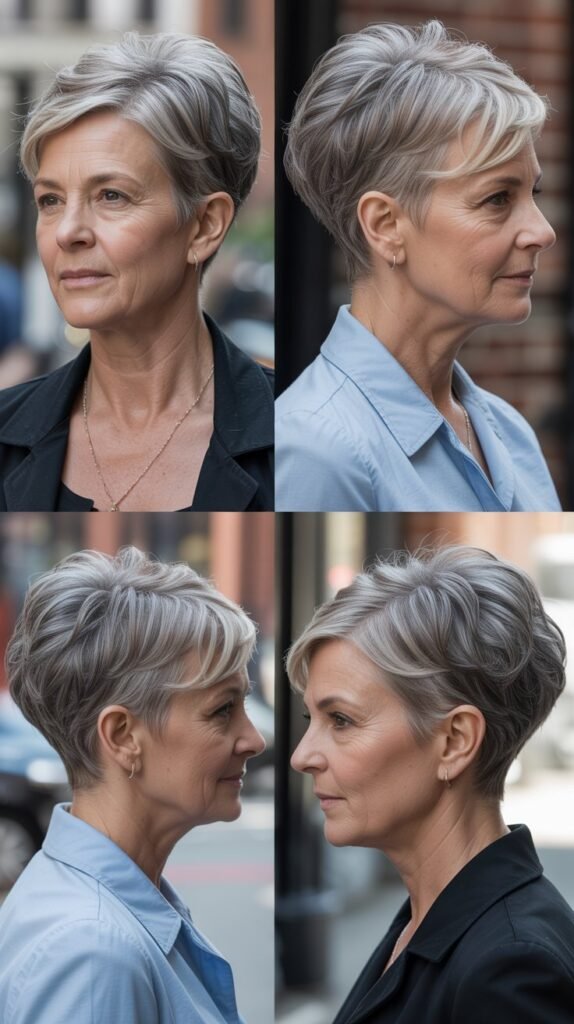 18. The Tapered Pixie with Elongated Front