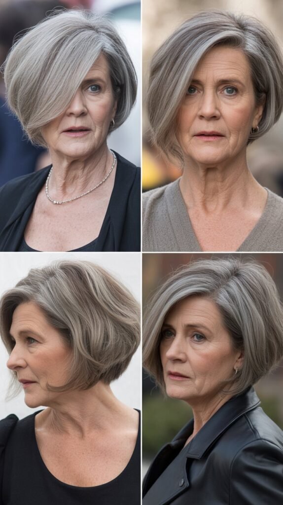 10. Side-Swept Asymmetrical Bob