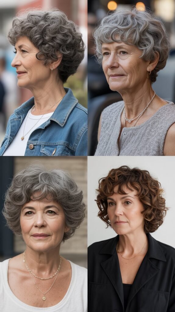 Textured Curly Bowl Cut