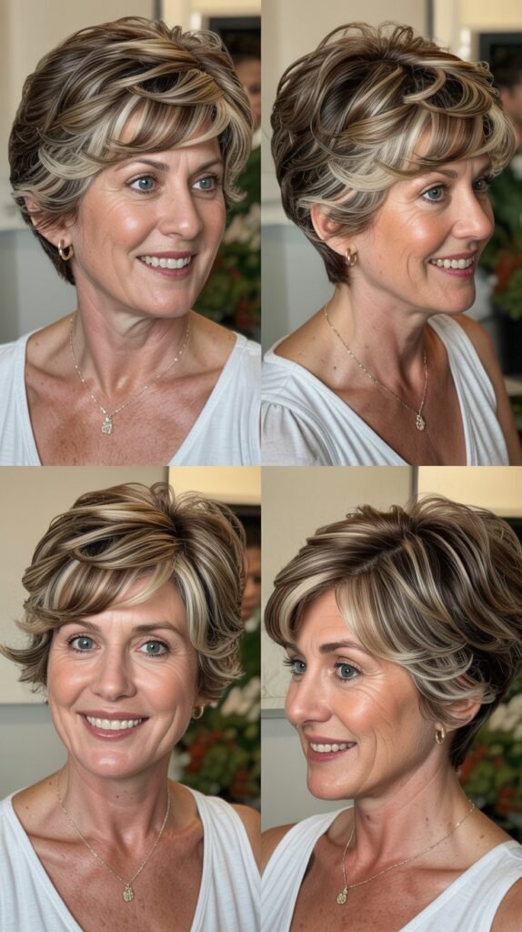 Short Cut with Highlights and Lowlights