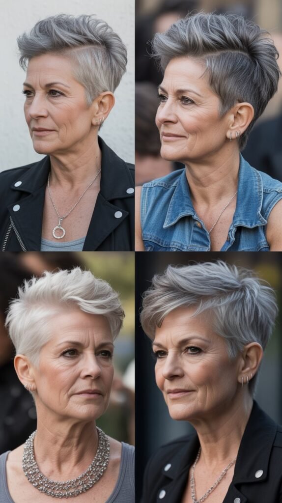 36. The Textured Mohawk-Inspired Pixie
