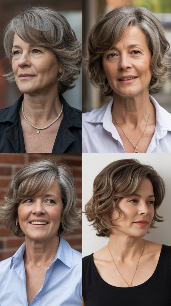 18. Chin-Length Cut with Wispy Layers