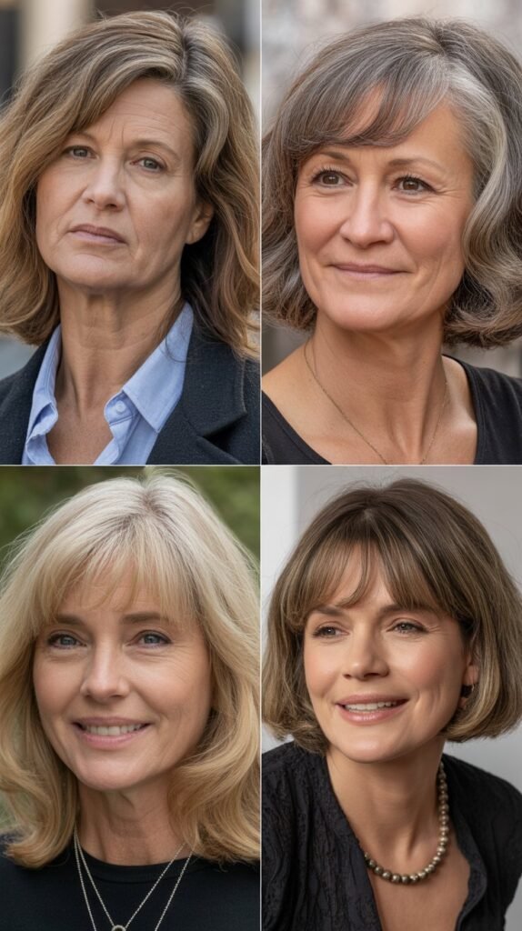  Curtain Bangs for Oval Faces