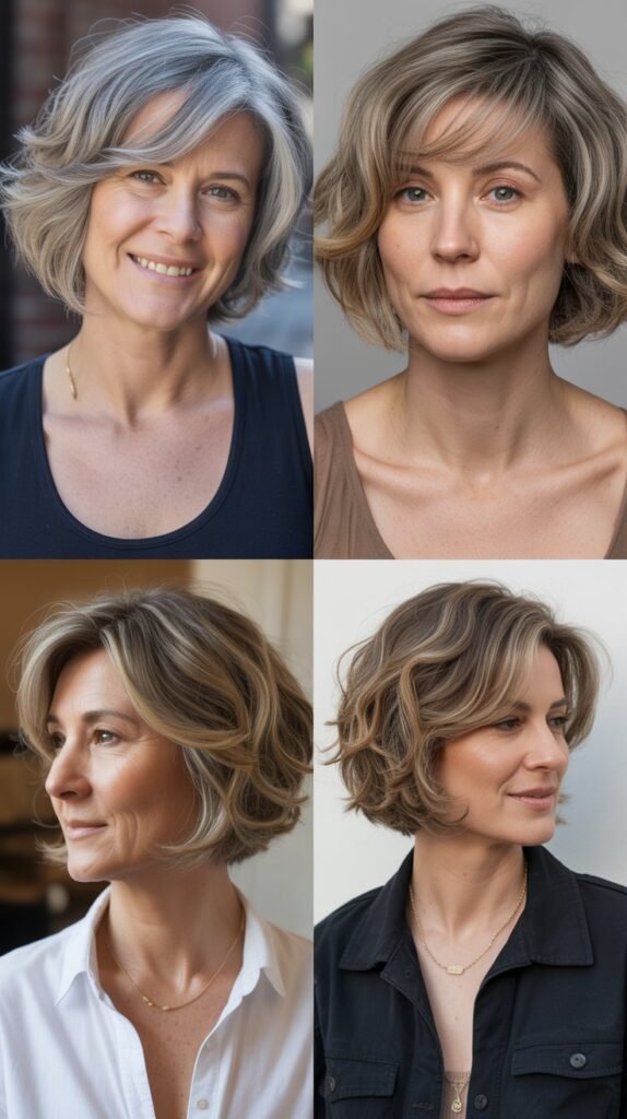 Razored Bob with Movement