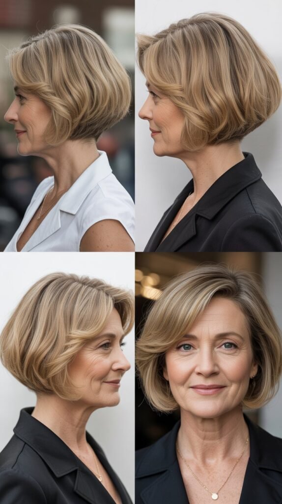 Rounded Bob Styles