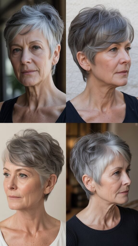 9. Asymmetrical Pixie with Longer Side Section