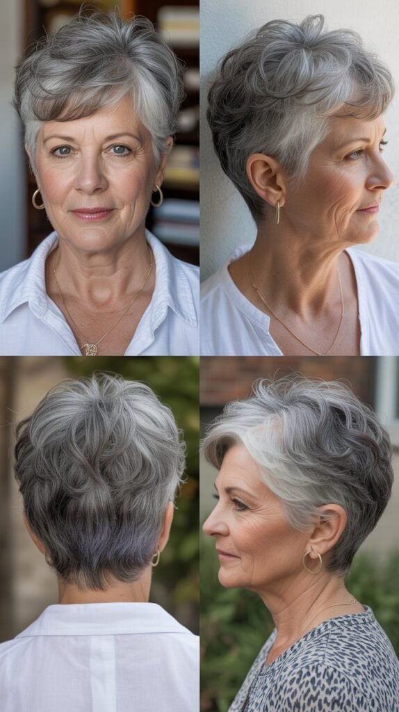 14. Tapered Nape with Volume Crown