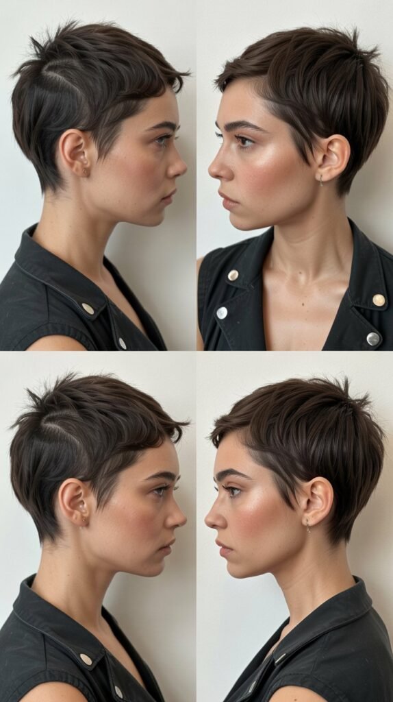 4. Buzzed Sides with Longer Top