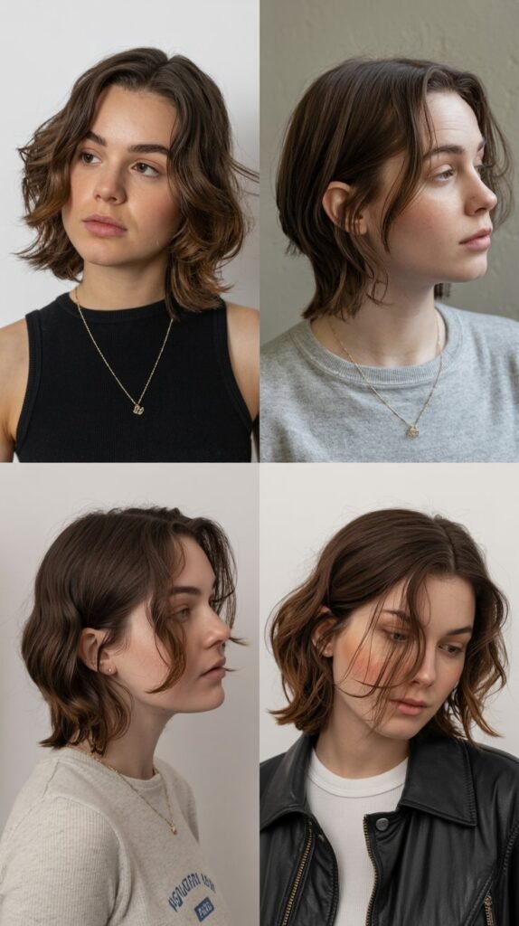 Chin-Length Cut with Piecey Texture