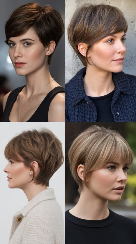 1. Classic Choppy Pixie With Side-Swept Bangs