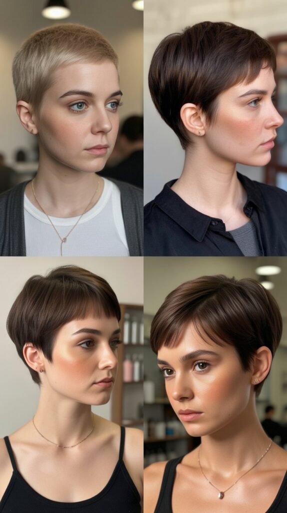 1. Classic Tapered Pixie Cut