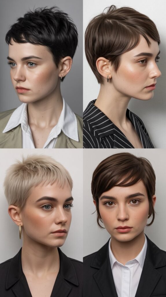 17. Disconnected Pixie Cut