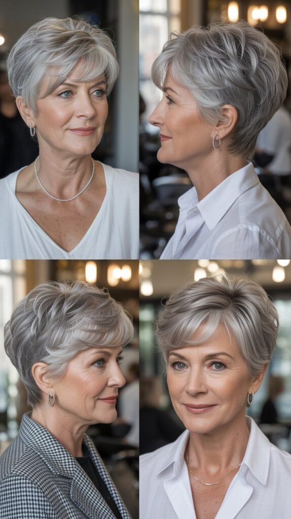 1. Classic Pixie Cut with Textured Layers