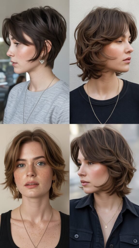  Feathered Layers for Fine Hair