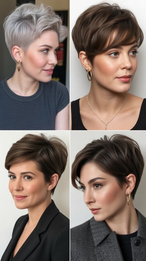 22. Pixie with Volume Crown