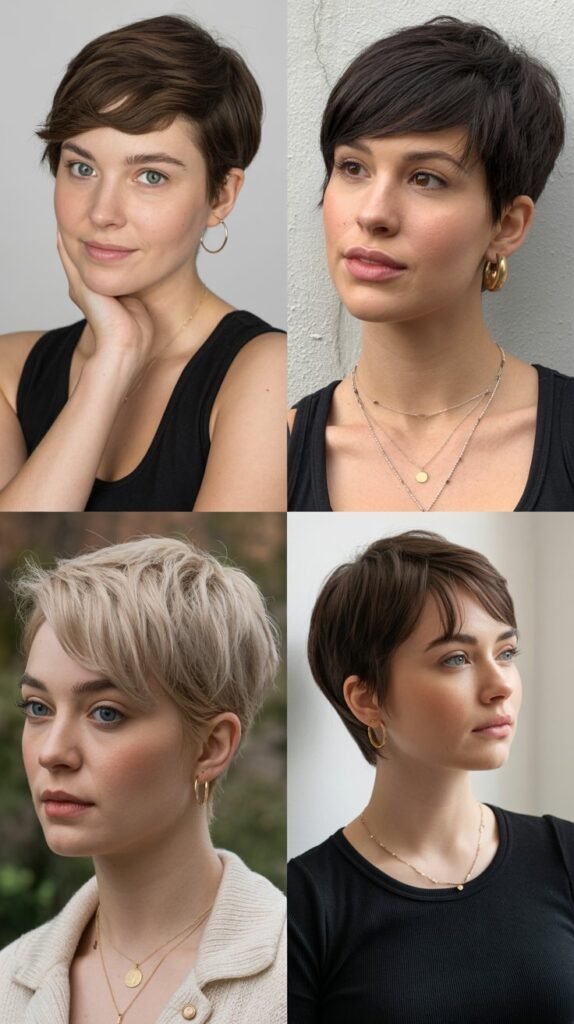 25. The Pixie for Round Faces