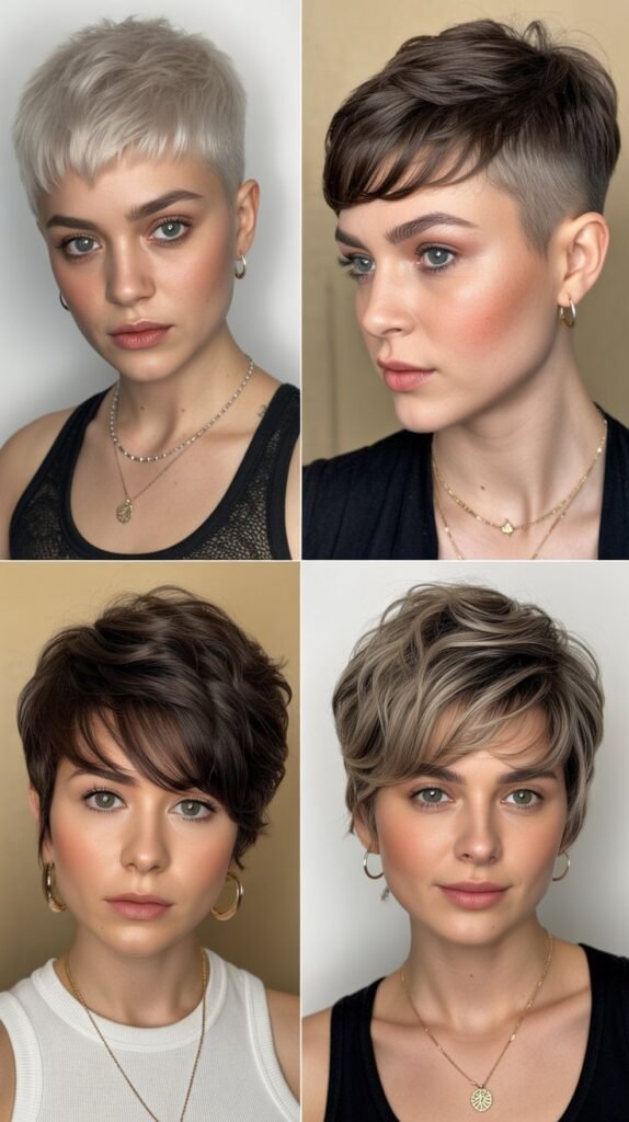 17. Edgy Razor-Cut Pixie