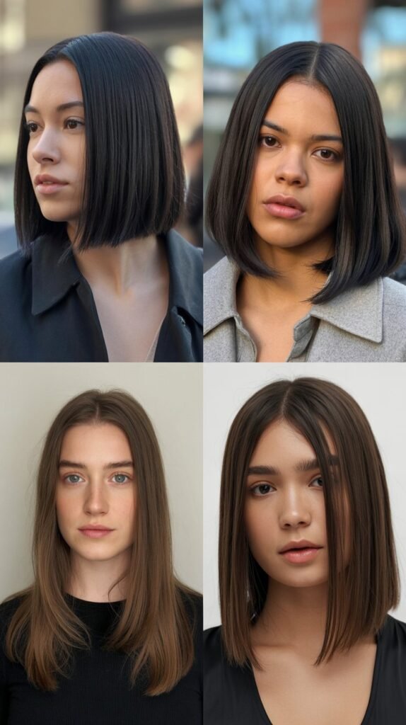 11. Shoulder-Length Straight Hair