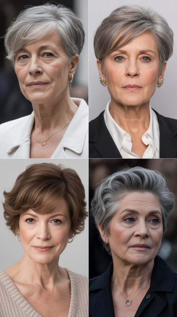 34. The Side-Part Pixie with Swept Volume