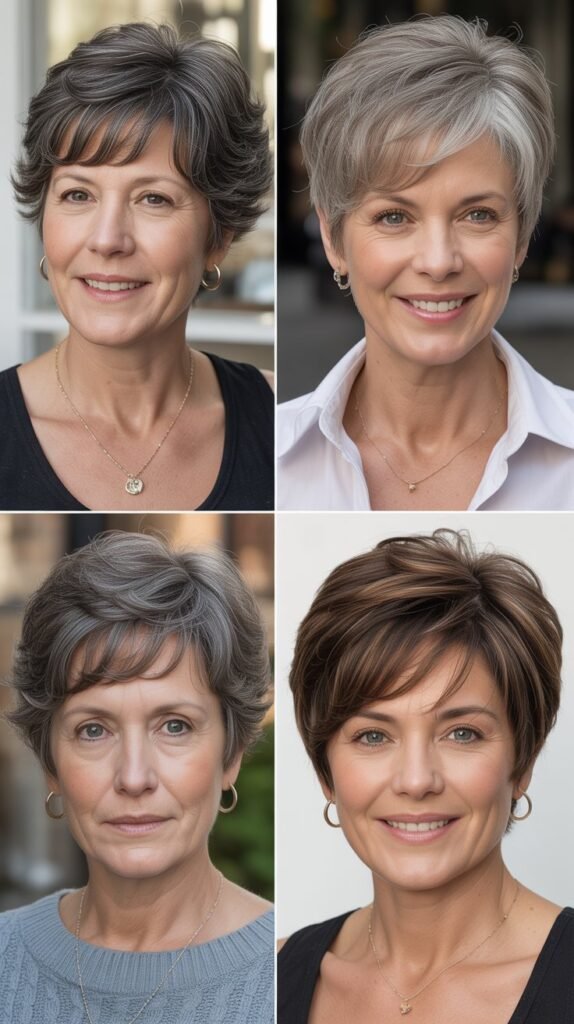 28. Textured Pixie for Thick Hair