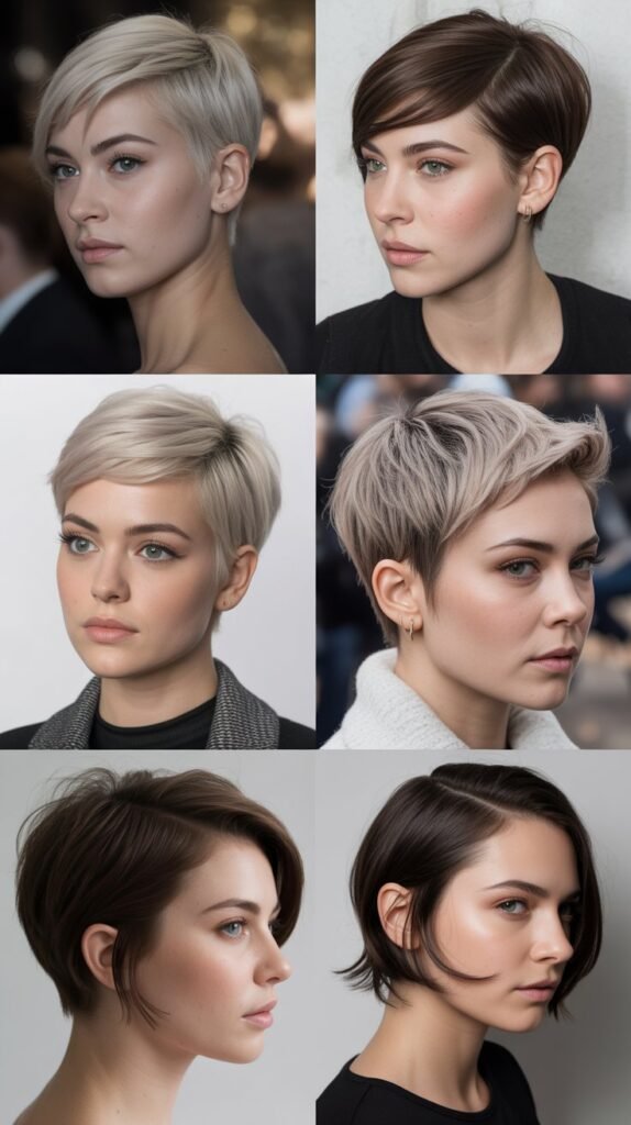 2. Asymmetrical Pixie with Longer Side Sweep