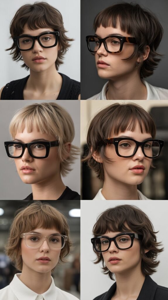  Choppy Bangs with Layered Collarbone Cut