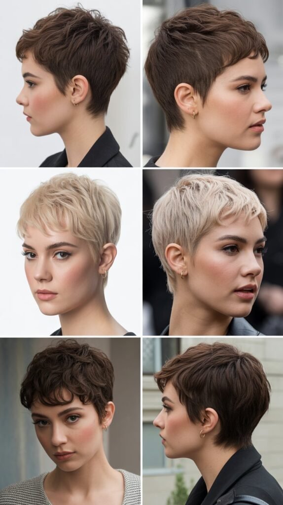 2. The Textured Choppy Pixie for Maximum Volume