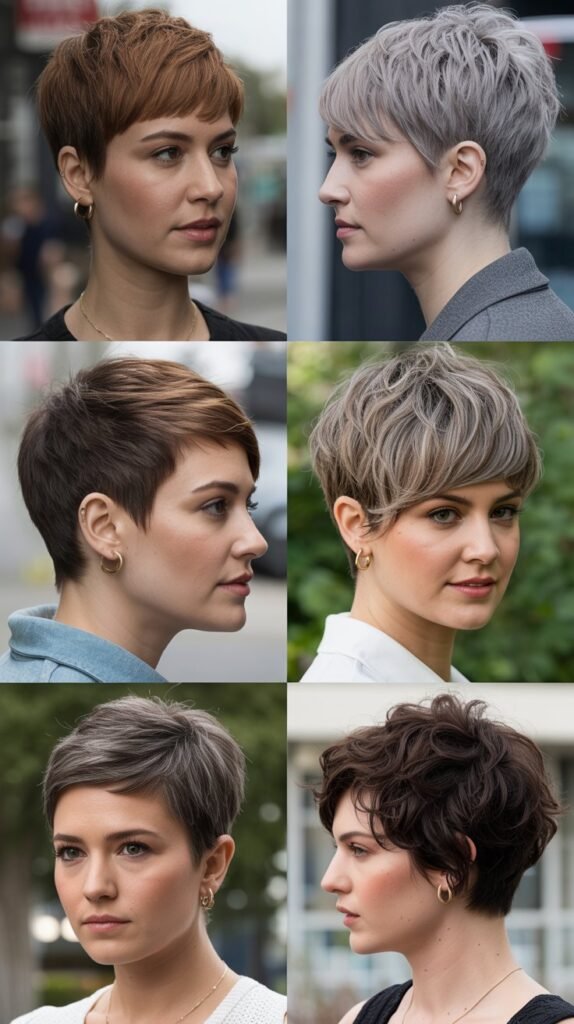 2. Textured Choppy Pixie