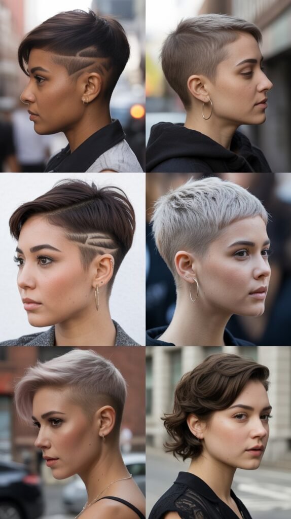 2. Undercut Pixie with Shaved Sides