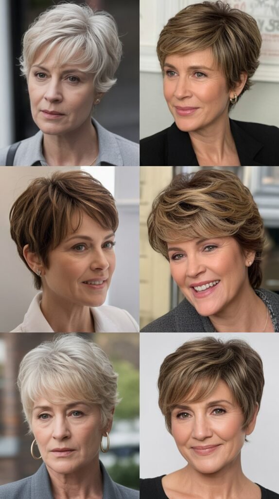 2. Textured Pixie with Choppy Layers