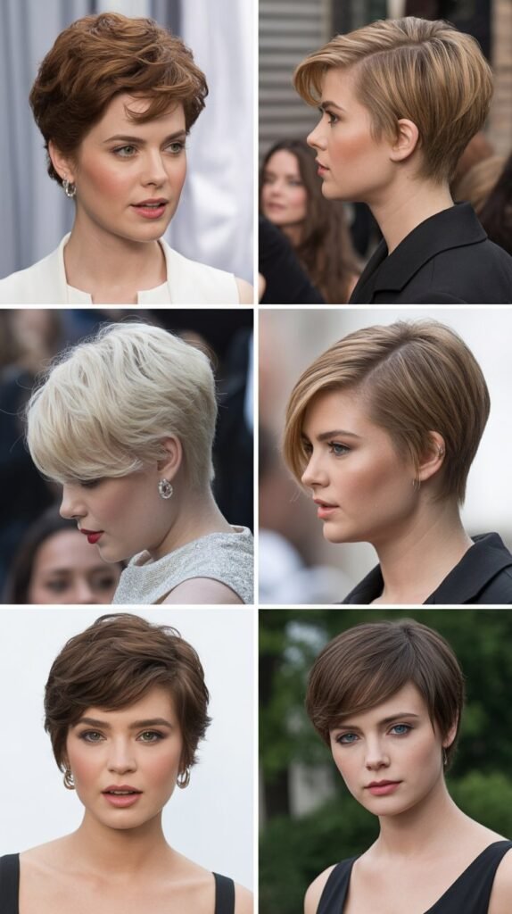 17. Swept-Back Pixie with Volume