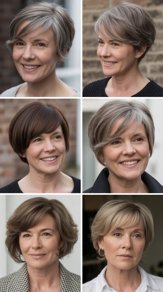 12. Side-Swept Pixie with Soft Fringe