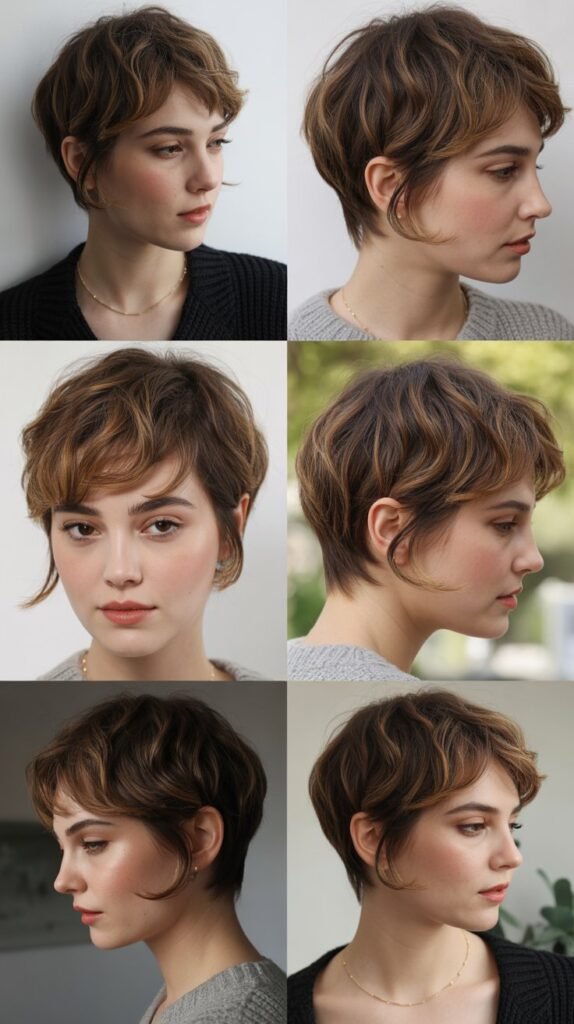 22. Choppy Pixie With Wispy Ends