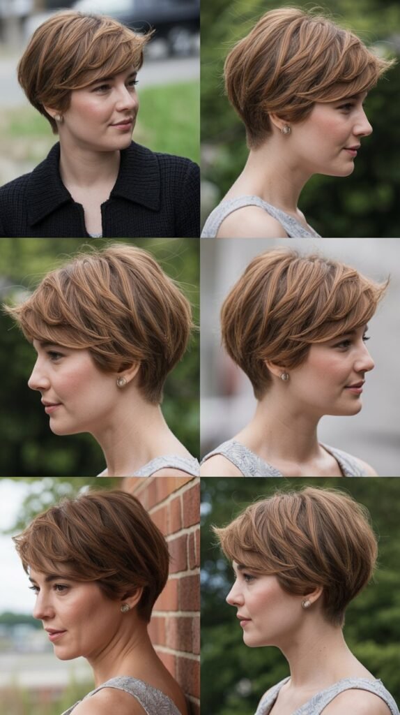 12. Feathered Pixie Cut