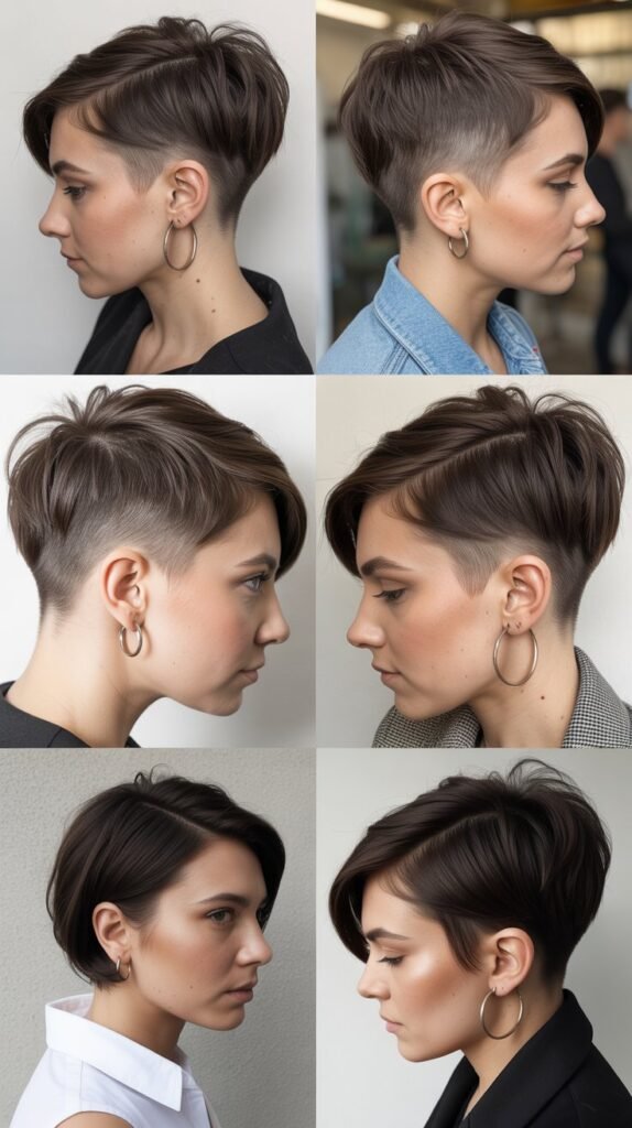  Layered Pixie with Undercut