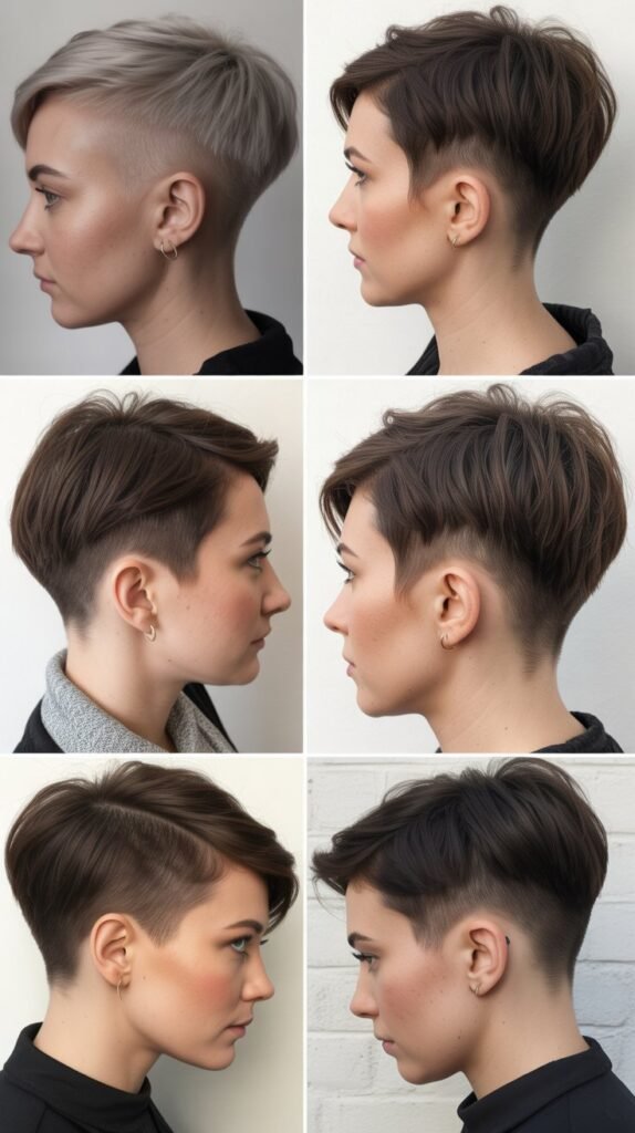24. The Pixie with Temple Undercuts