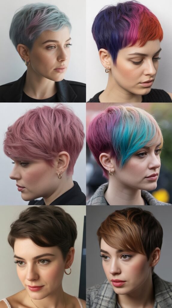 20. Pixie with Colored Tips
