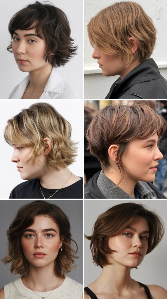 Shaggy Chin-Length Cut with Texture