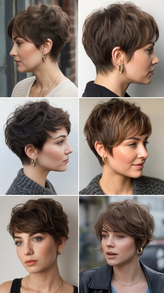 26. The Textured Shag Pixie