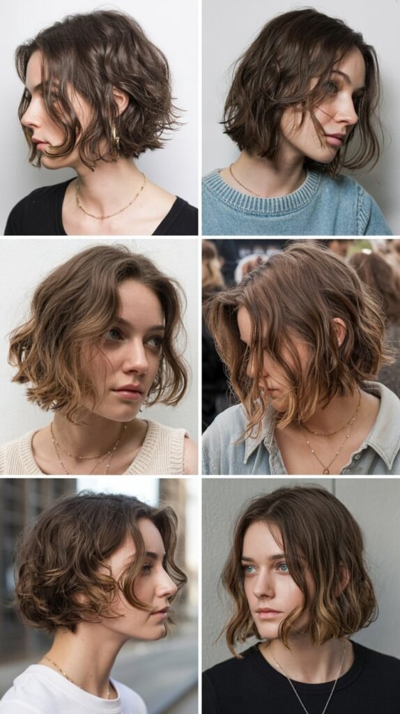 Tousled Chin-Length Bob