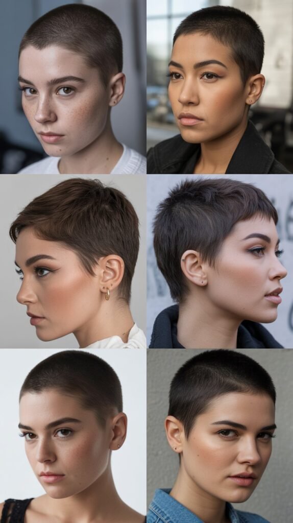 9. Buzzed Pixie Cut