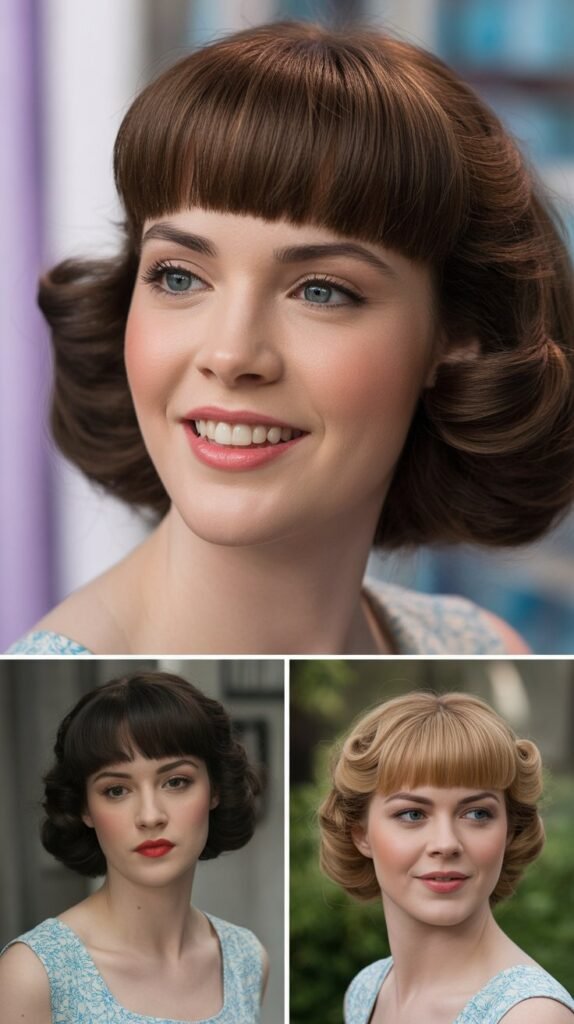 Retro Pin-Up Bangs