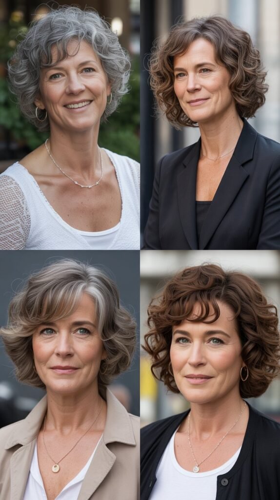 Textured Curly Lob (Long Bob)