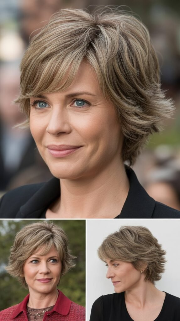 Short Shag with Choppy Crown