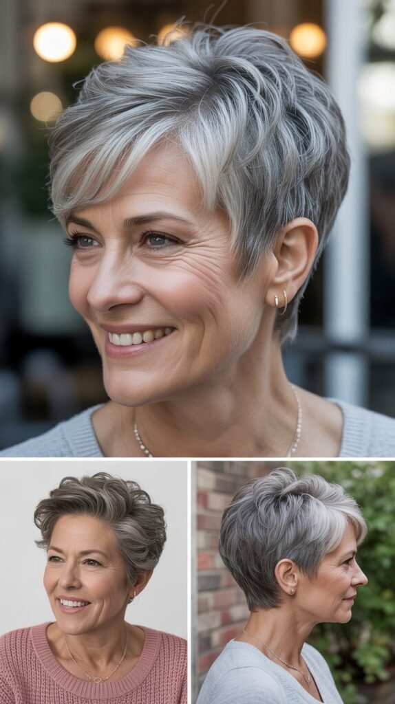  Soft Layered Pixie with Volume