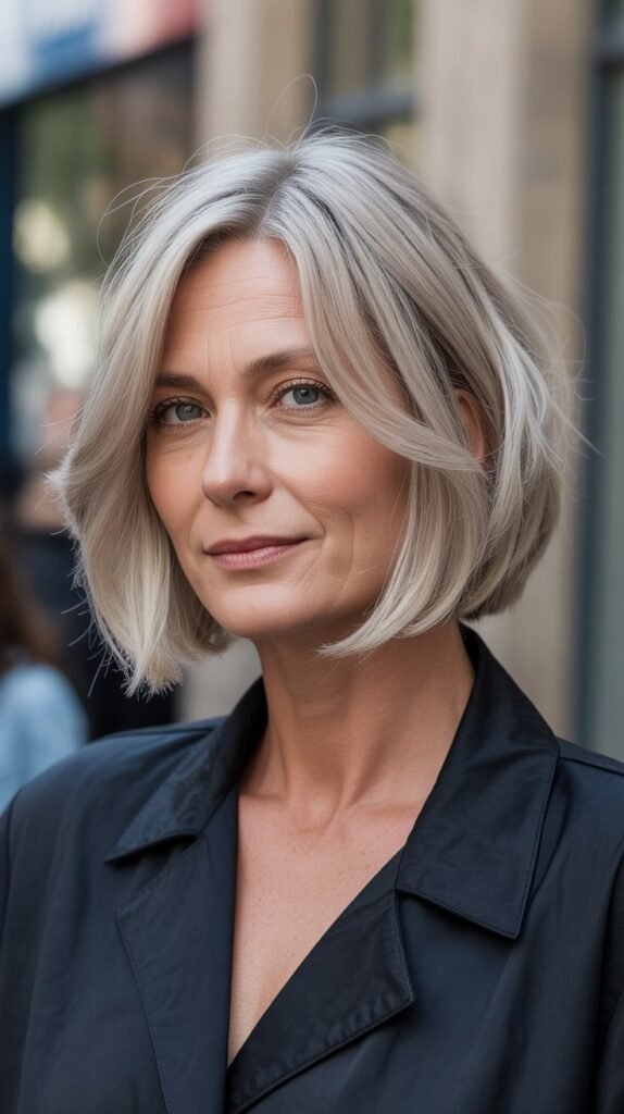 The Choppy Bob with Blunt Ends