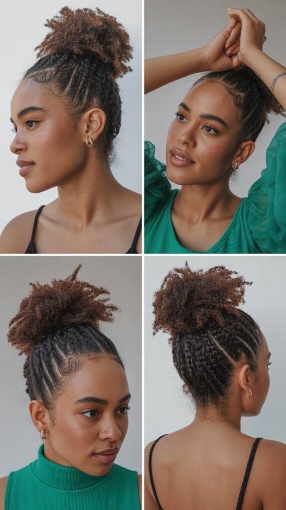 The Criss-Cross Ponytail